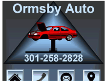 Tablet Screenshot of ormsbyauto.com